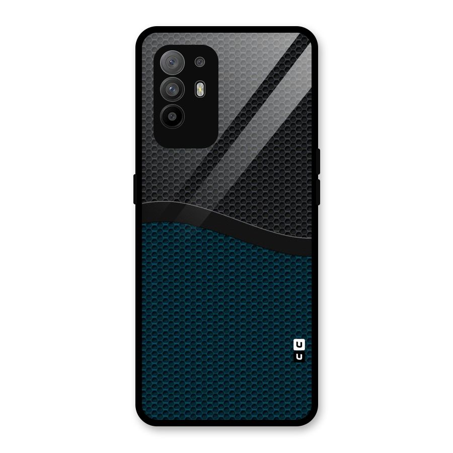 Classy Rugged Bicolor Glass Back Case for Oppo F19 Pro Plus 5G