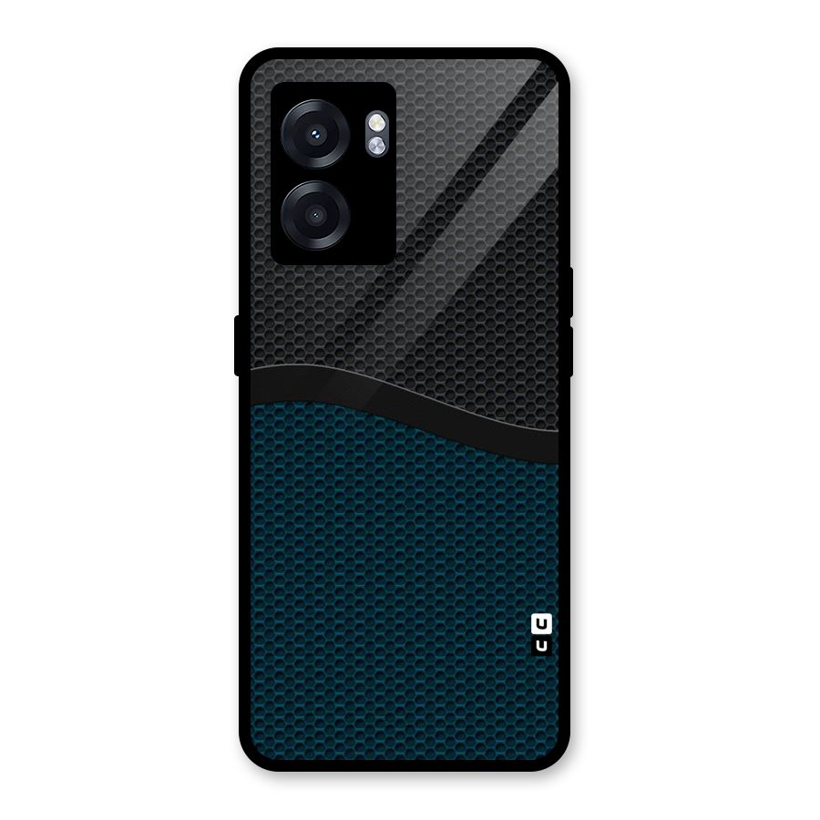 Classy Rugged Bicolor Glass Back Case for Oppo K10 (5G)