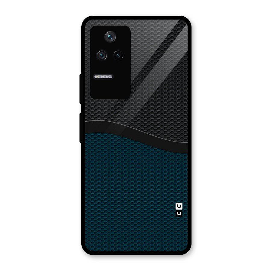 Classy Rugged Bicolor Glass Back Case for Poco F4 5G