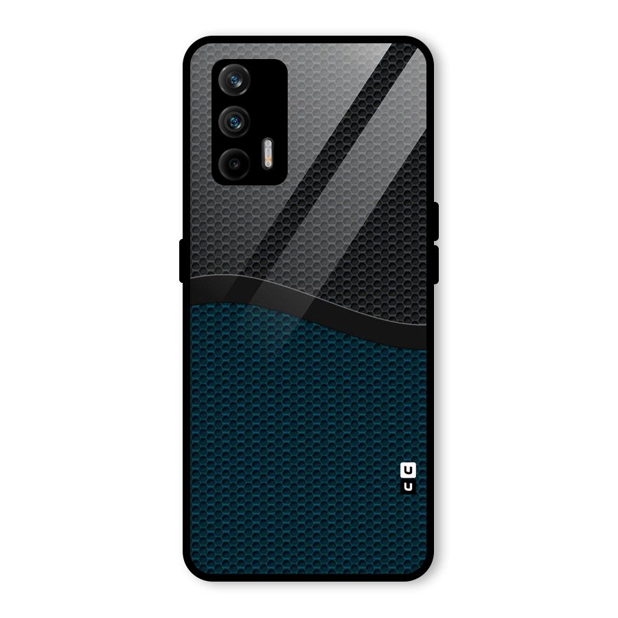 Classy Rugged Bicolor Glass Back Case for Realme GT 5G