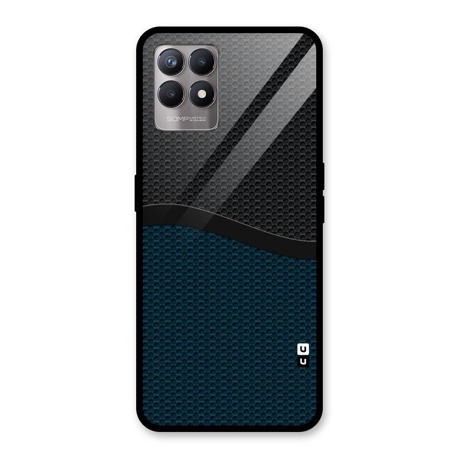 Classy Rugged Bicolor Glass Back Case for Realme Narzo 50