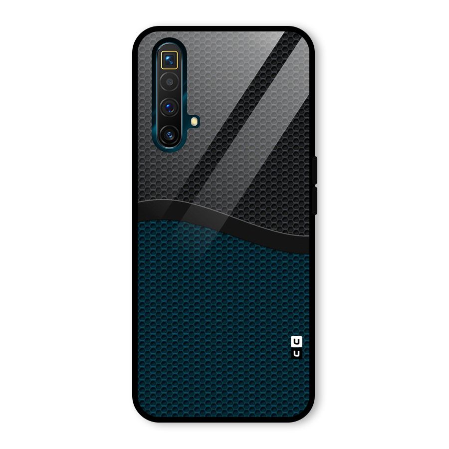 Classy Rugged Bicolor Glass Back Case for Realme X3 SuperZoom