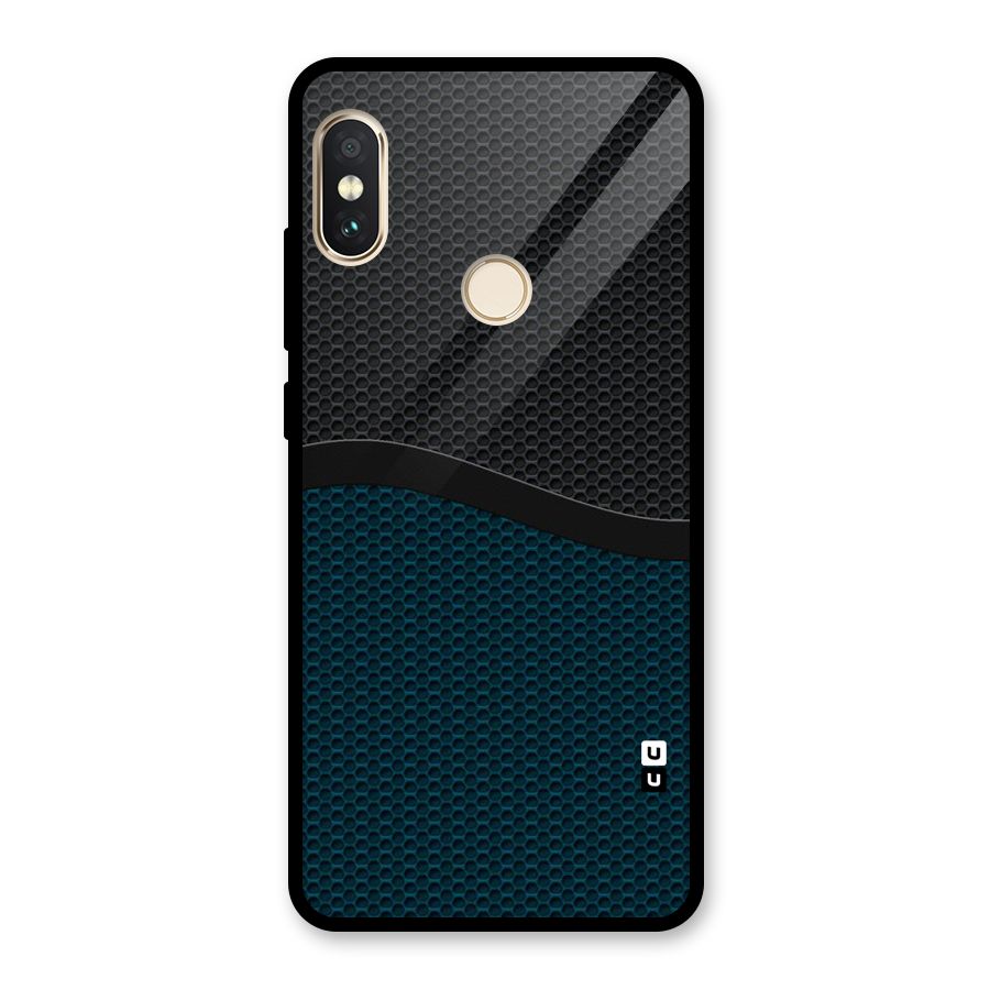 Classy Rugged Bicolor Glass Back Case for Redmi Note 5 Pro