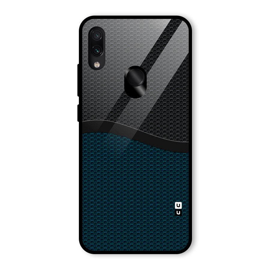 Classy Rugged Bicolor Glass Back Case for Redmi Note 7 Pro