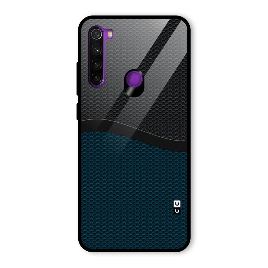 Classy Rugged Bicolor Glass Back Case for Redmi Note 8