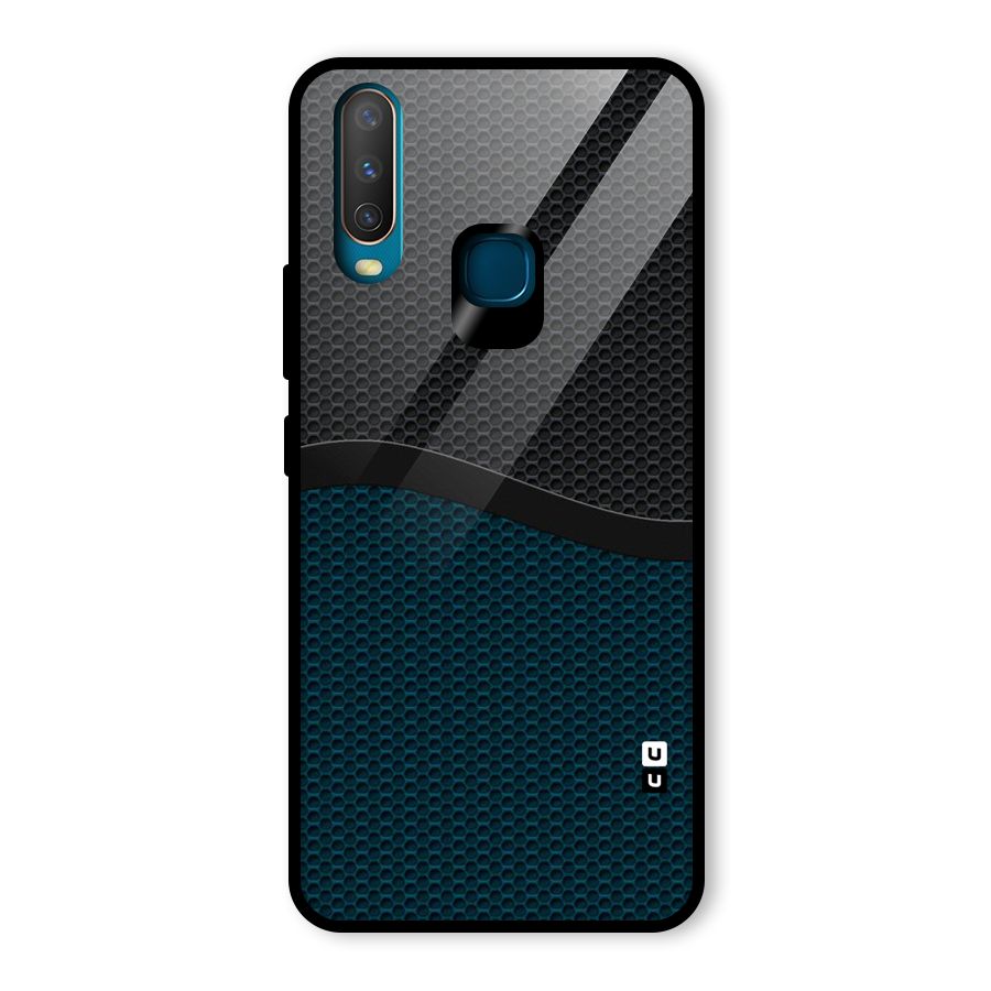 Classy Rugged Bicolor Glass Back Case for Vivo U10