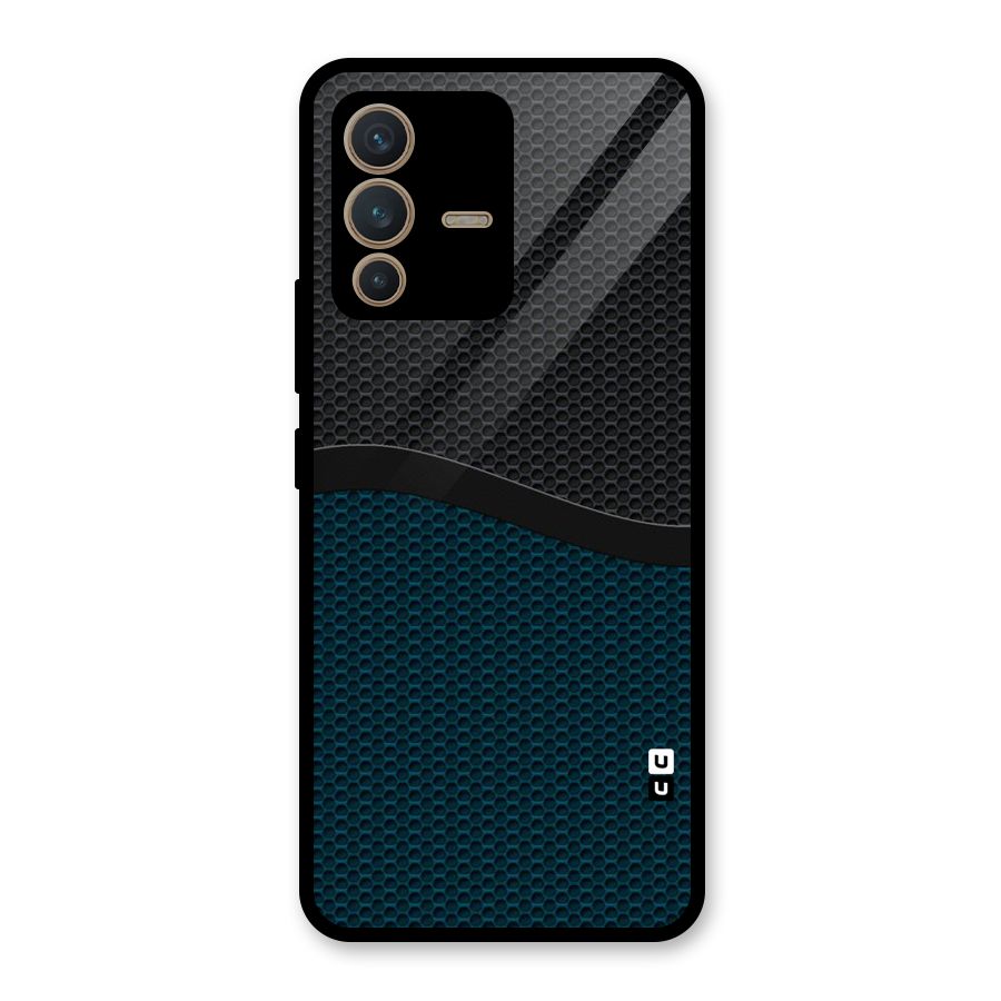 Classy Rugged Bicolor Glass Back Case for Vivo V23 5G