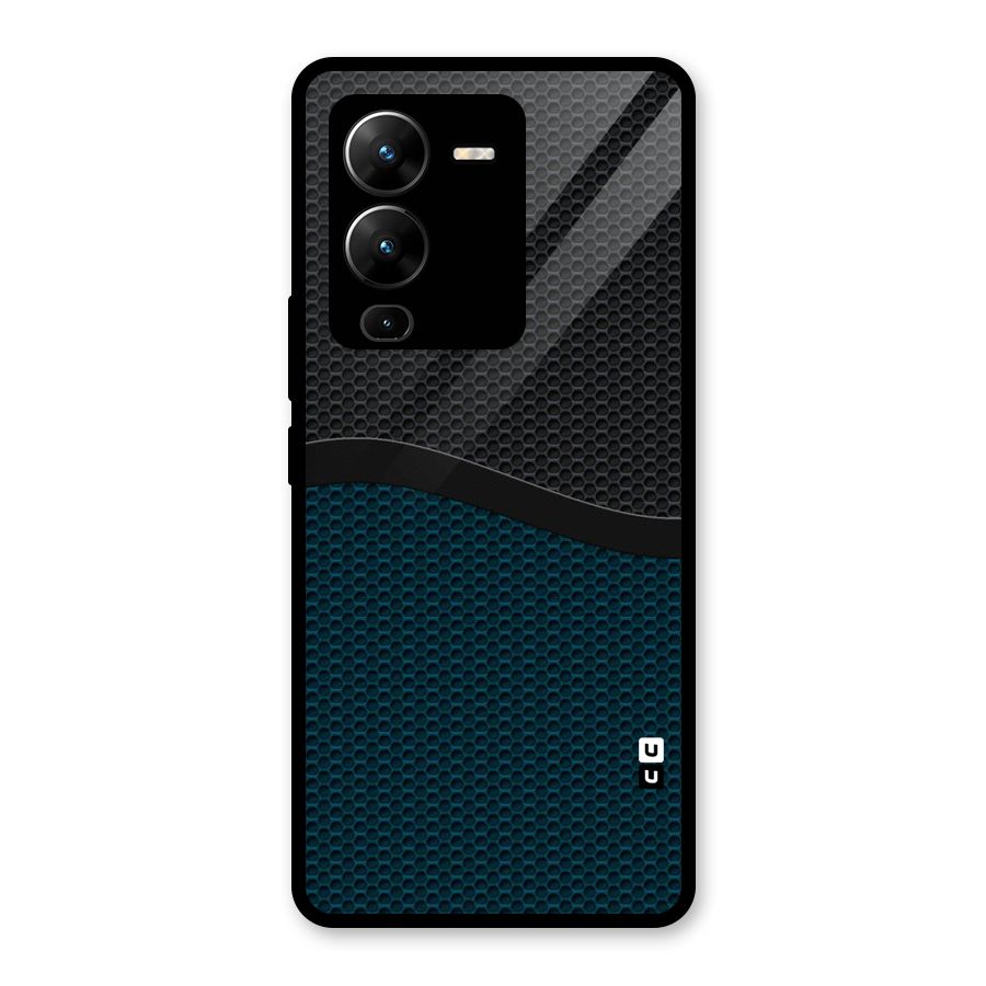 Classy Rugged Bicolor Glass Back Case for Vivo V25 Pro