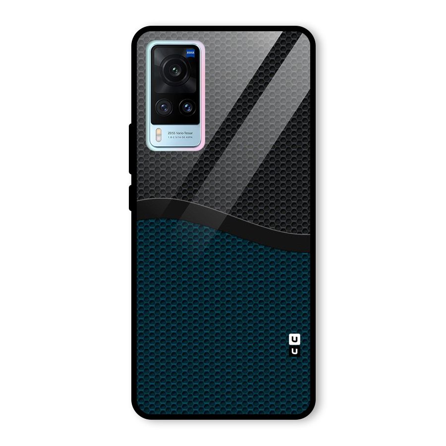 Classy Rugged Bicolor Glass Back Case for Vivo X60