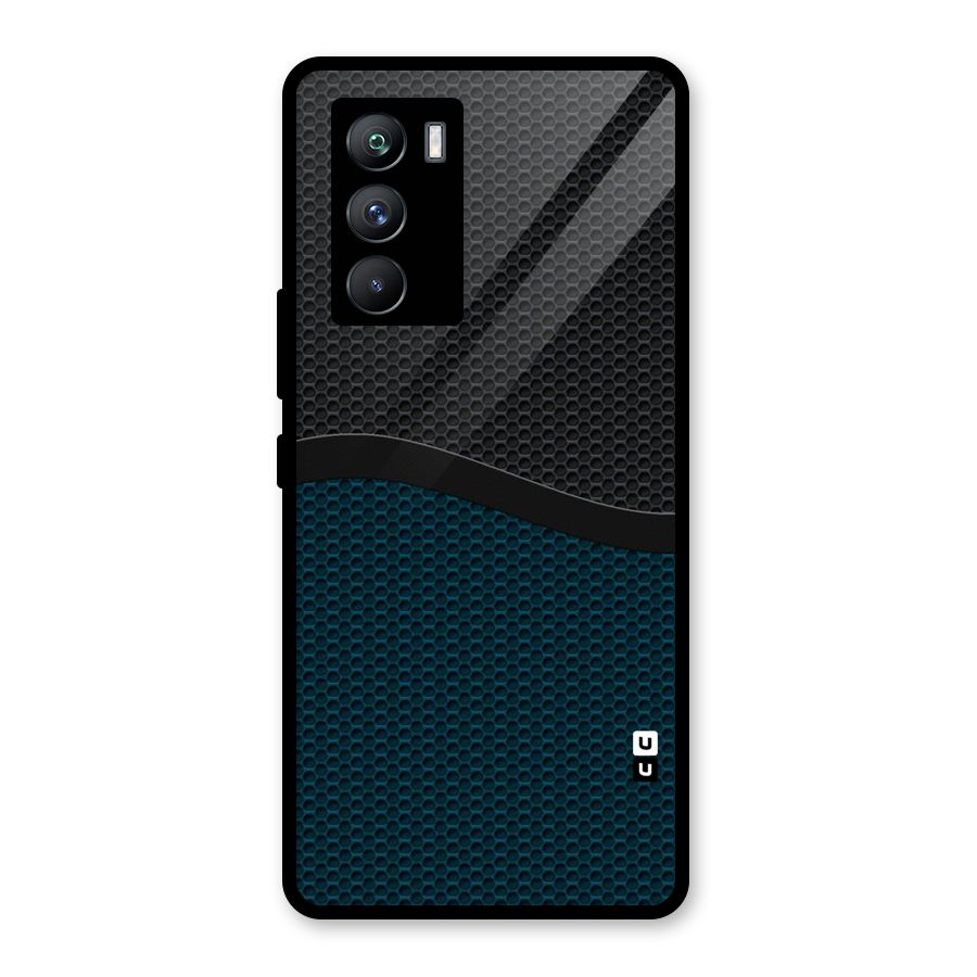 Classy Rugged Bicolor Glass Back Case for Vivo iQOO 9 SE