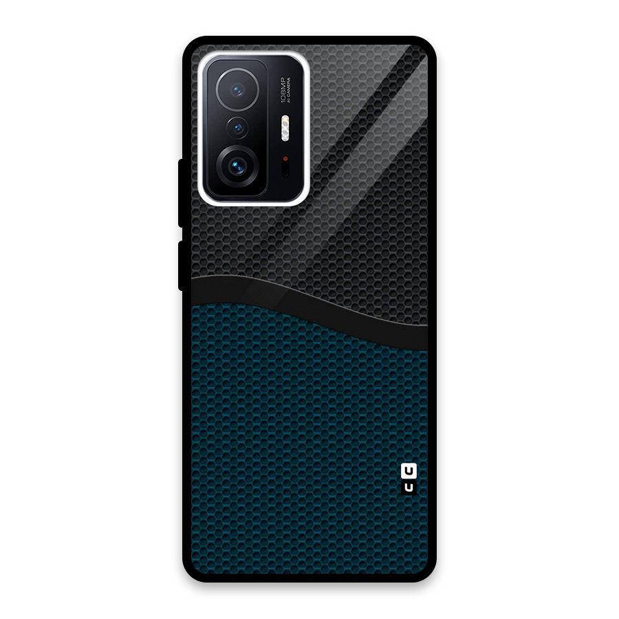 Classy Rugged Bicolor Glass Back Case for Xiaomi 11T Pro
