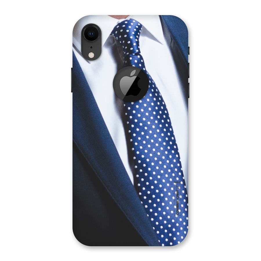 Classy Tie Back Case for iPhone XR Logo Cut