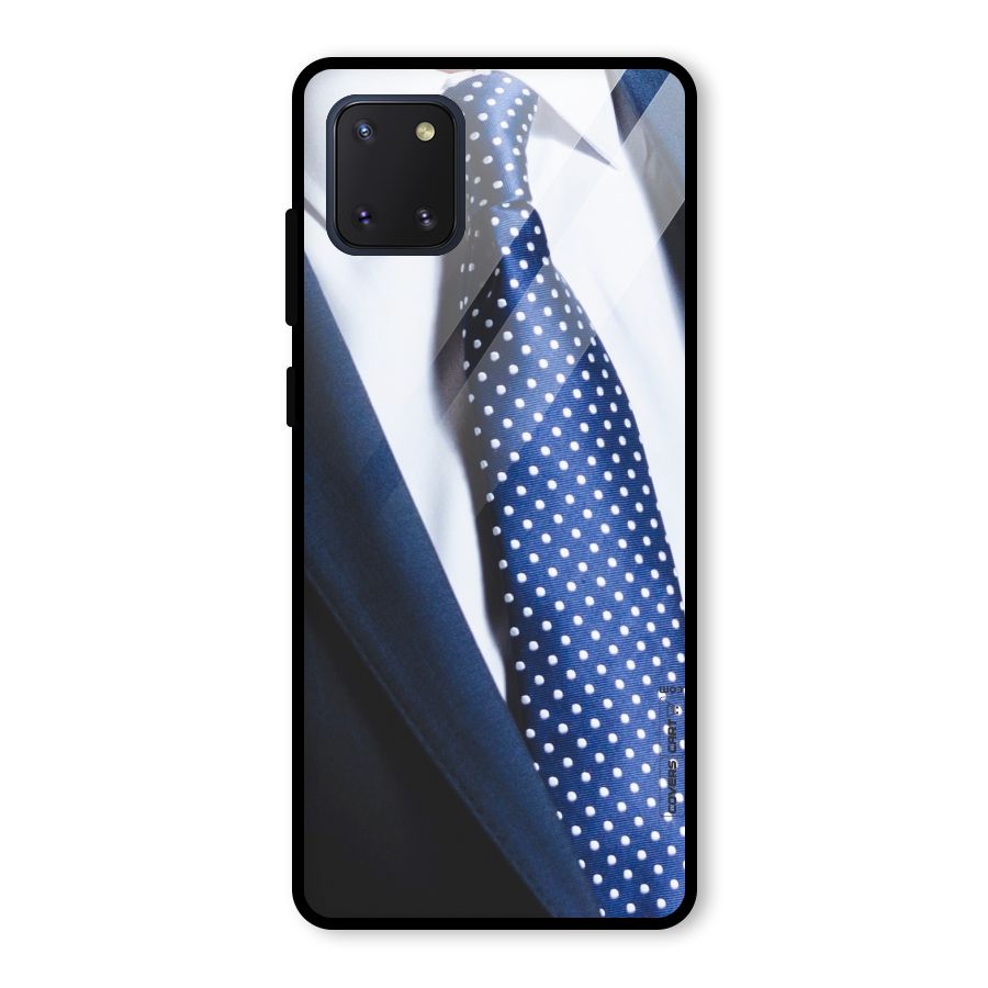 Classy Tie Glass Back Case for Galaxy Note 10 Lite