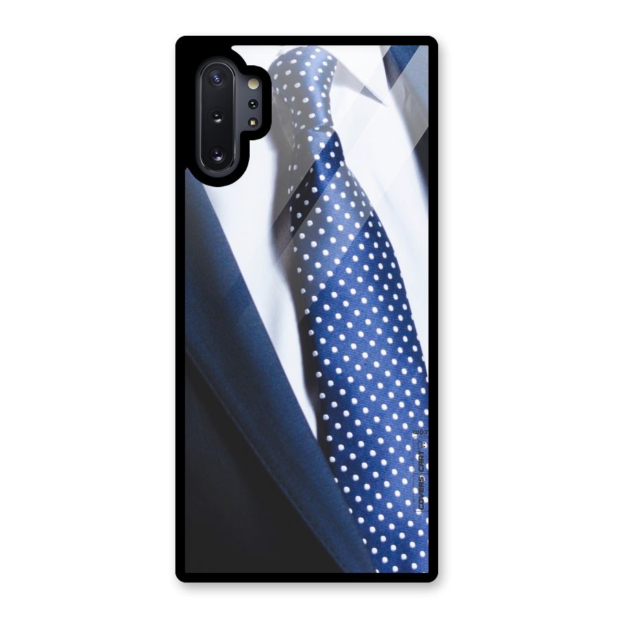 Classy Tie Glass Back Case for Galaxy Note 10 Plus