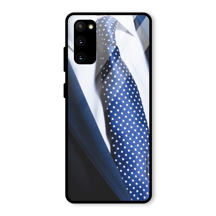 Classy Tie Glass Back Case for Galaxy S20 FE 5G