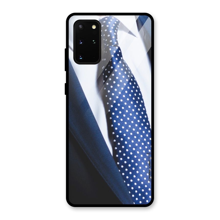 Classy Tie Glass Back Case for Galaxy S20 Plus