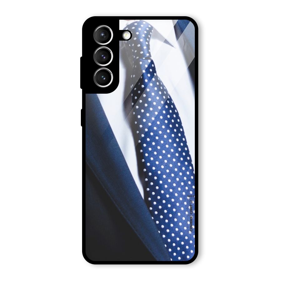 Classy Tie Glass Back Case for Galaxy S21 5G