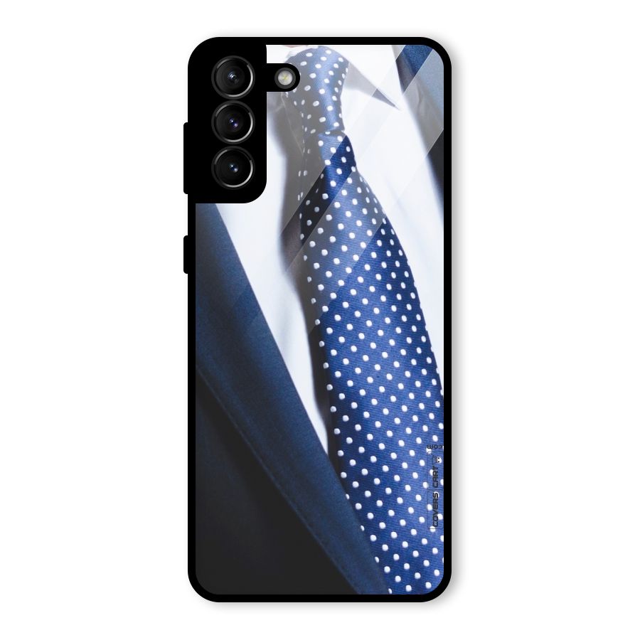 Classy Tie Glass Back Case for Galaxy S21 Plus