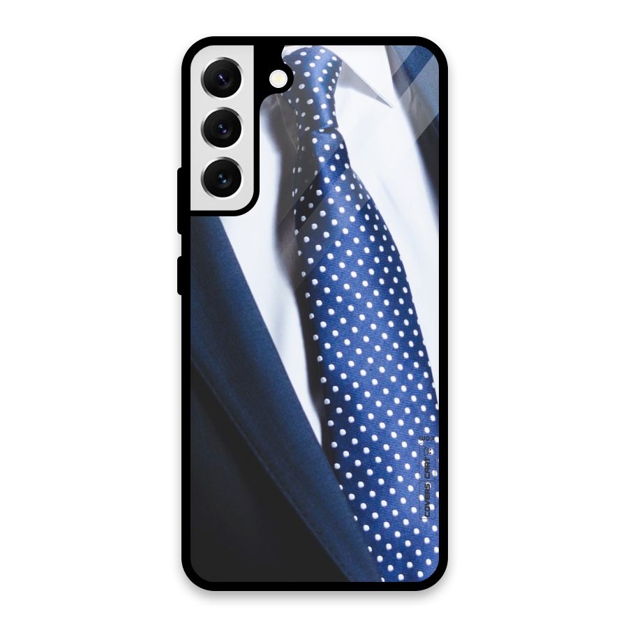 Classy Tie Glass Back Case for Galaxy S22 Plus 5G