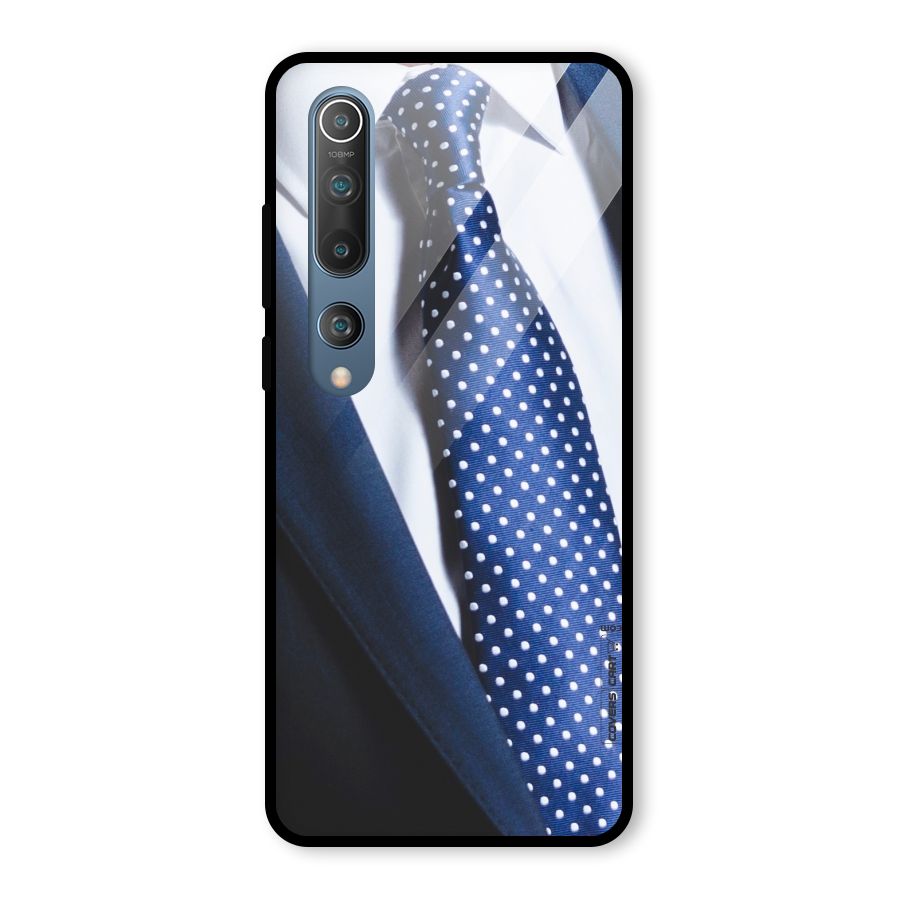 Classy Tie Glass Back Case for Mi 10