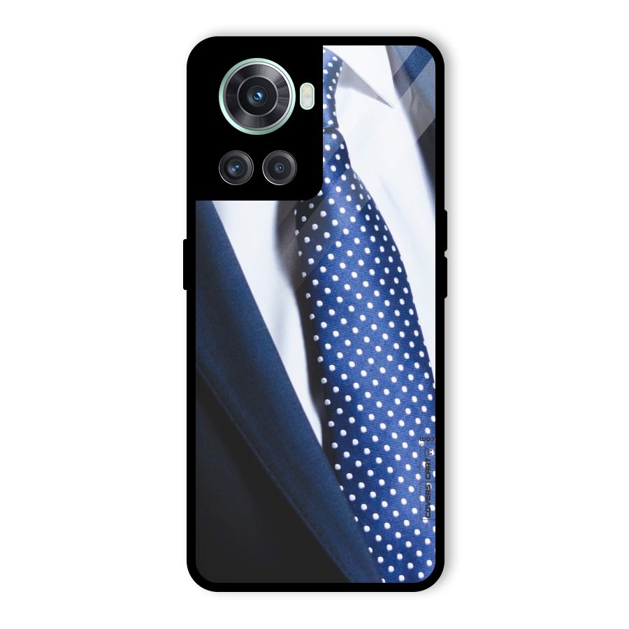 Classy Tie Glass Back Case for OnePlus 10R