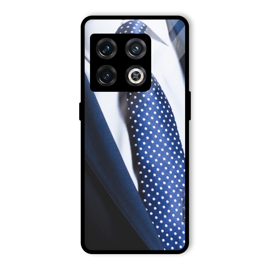 Classy Tie Glass Back Case for OnePlus 10 Pro 5G