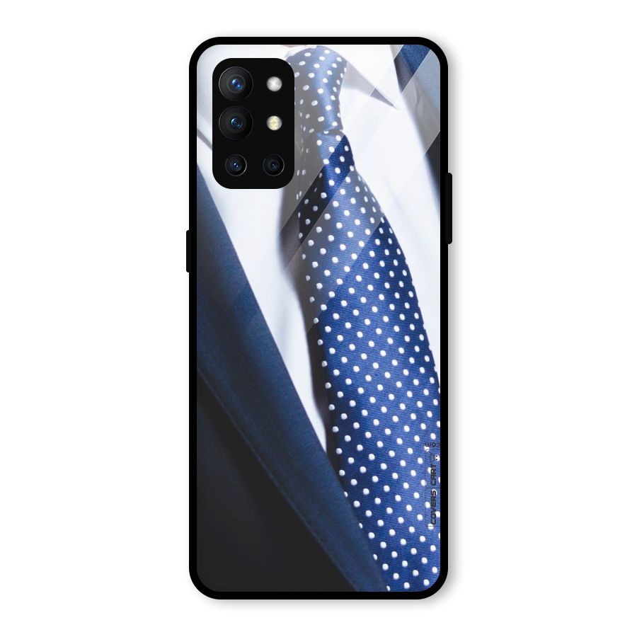 Classy Tie Glass Back Case for OnePlus 9R