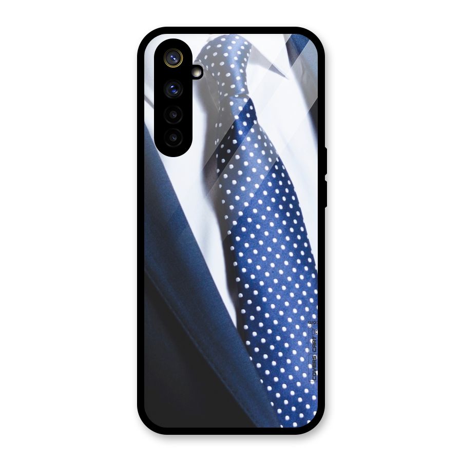 Classy Tie Glass Back Case for Realme 6i