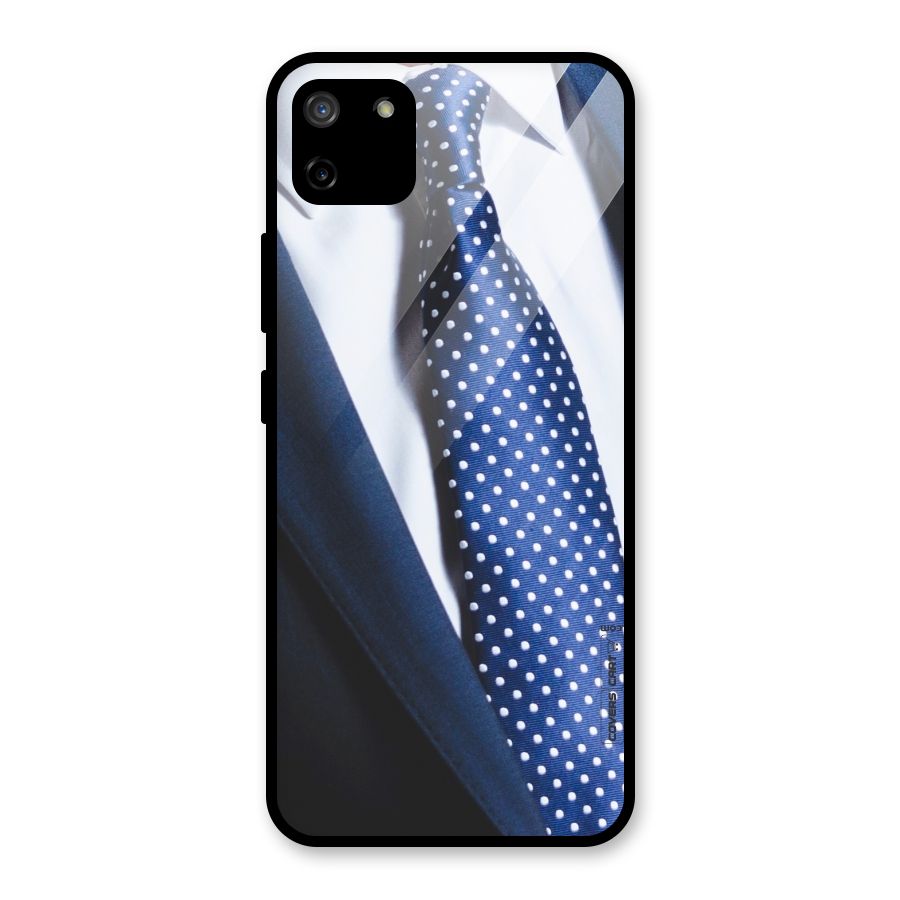 Classy Tie Glass Back Case for Realme C11