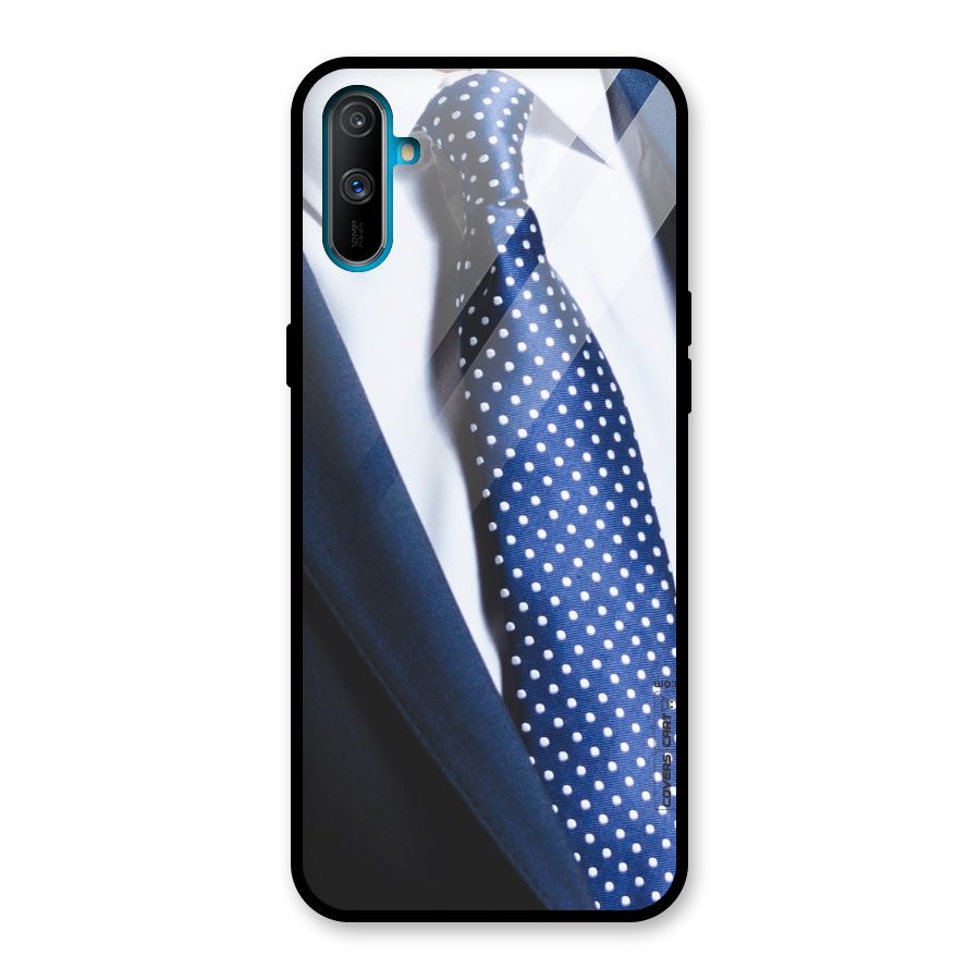 Classy Tie Glass Back Case for Realme C3