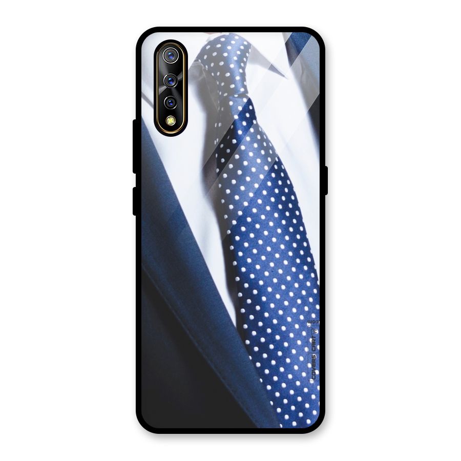 Classy Tie Glass Back Case for Vivo S1