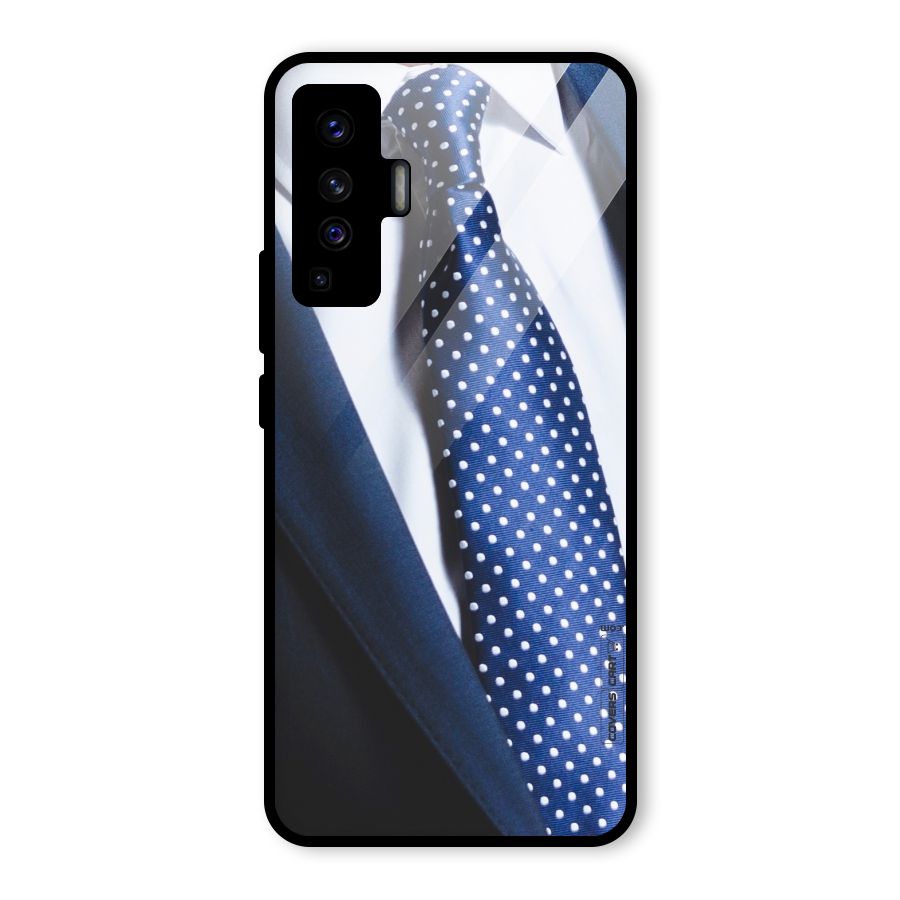 Classy Tie Glass Back Case for Vivo X50
