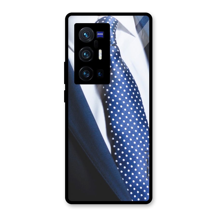 Classy Tie Glass Back Case for Vivo X70 Pro Plus