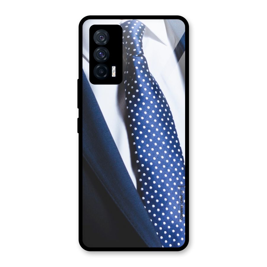 Classy Tie Glass Back Case for Vivo iQOO 7 5G