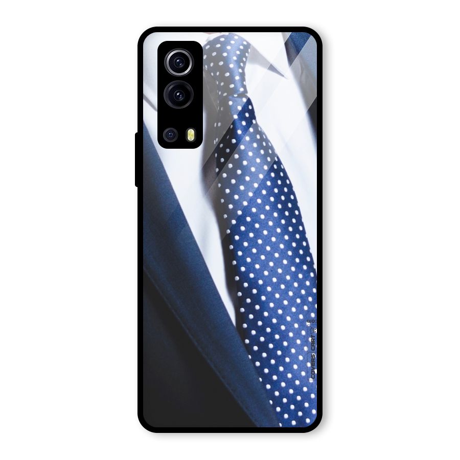Classy Tie Glass Back Case for Vivo iQOO Z3