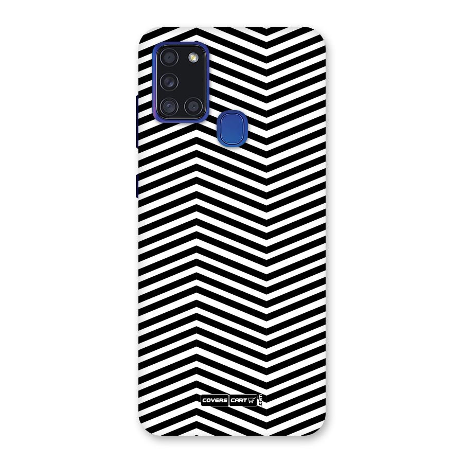 Classy Zig Zag Back Case for Galaxy A21s