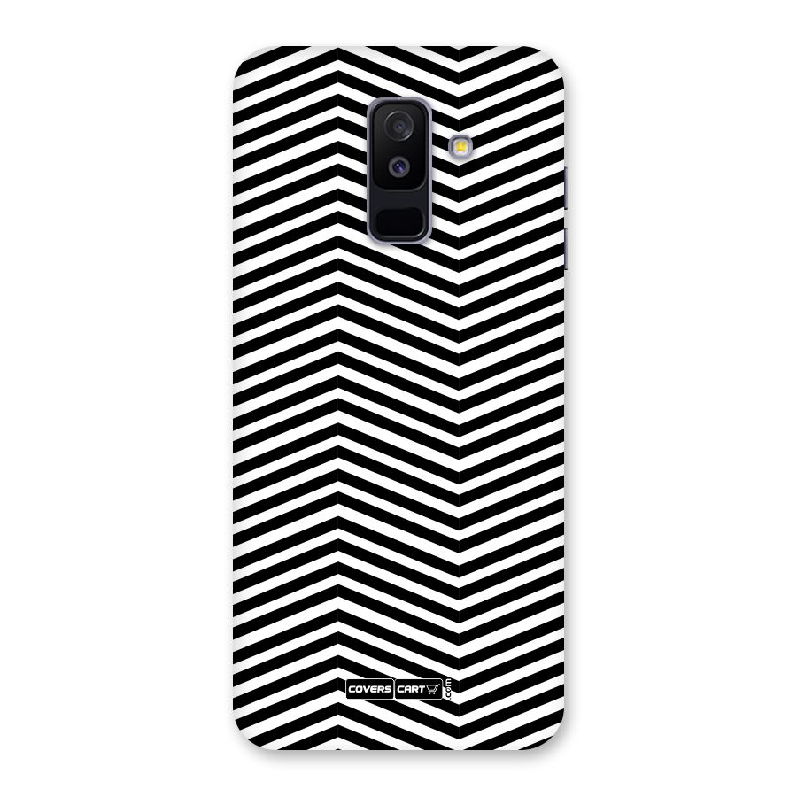 Classy Zig Zag Back Case for Galaxy A6 Plus