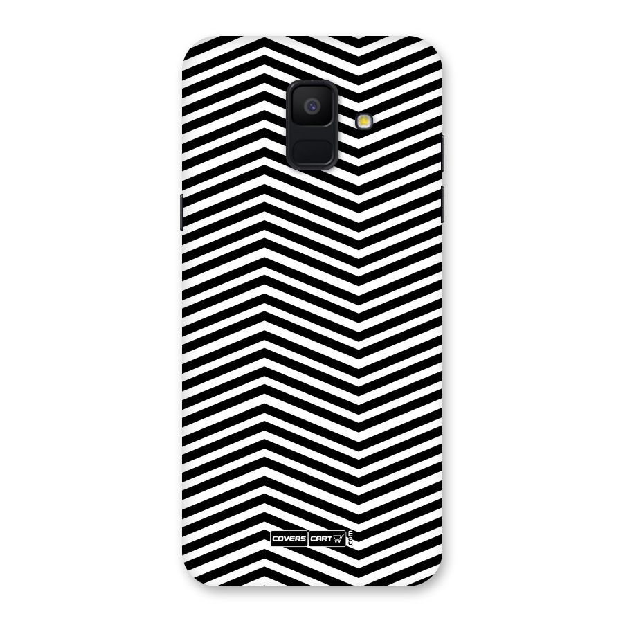 Classy Zig Zag Back Case for Galaxy A6 (2018)