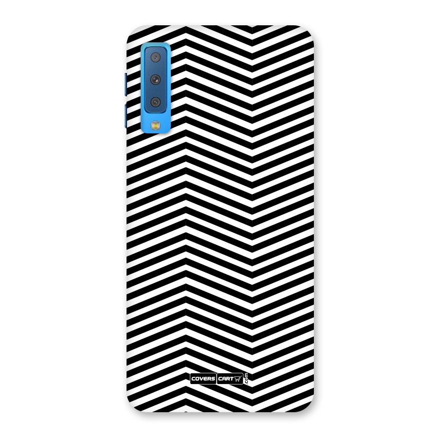 Classy Zig Zag Back Case for Galaxy A7 (2018)