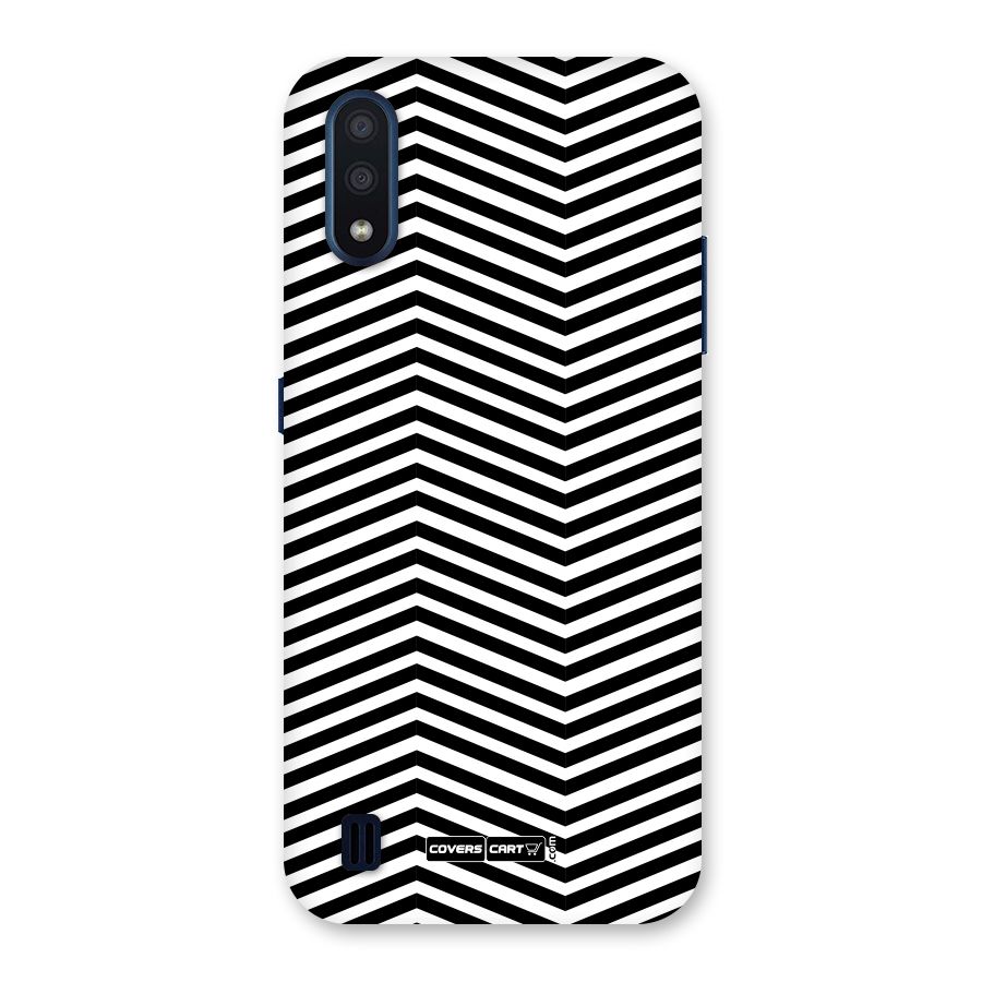 Classy Zig Zag Back Case for Galaxy M01