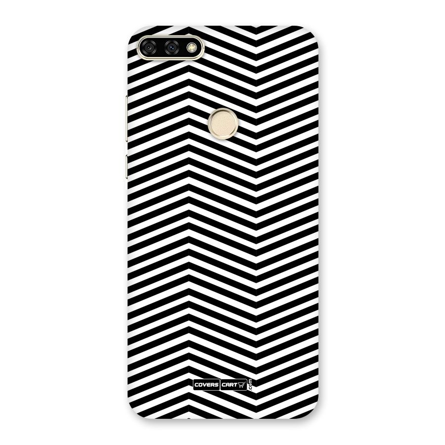 Classy Zig Zag Back Case for Honor 7A