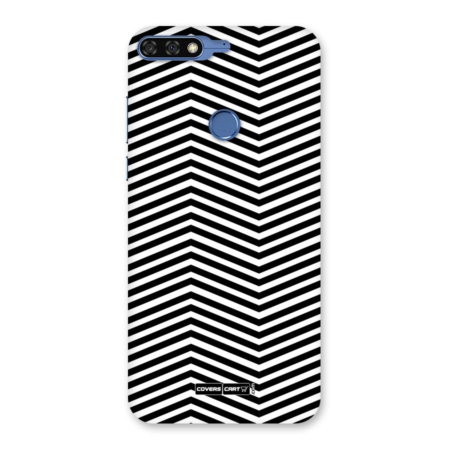 Classy Zig Zag Back Case for Honor 7C