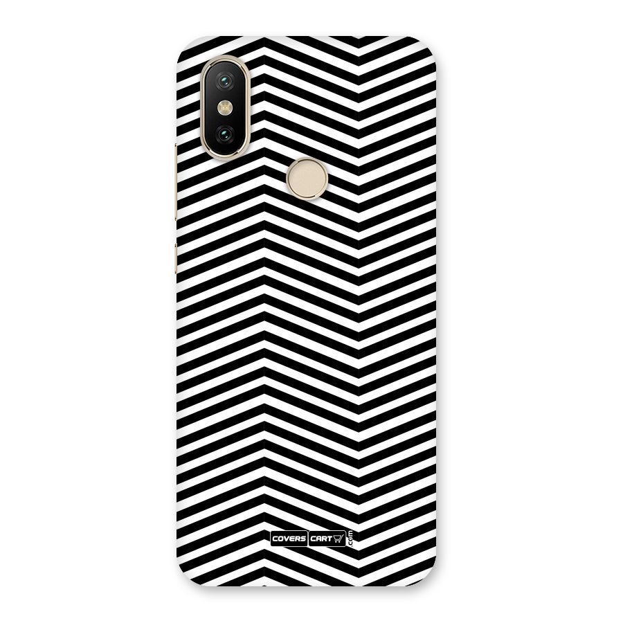 Classy Zig Zag Back Case for Mi A2