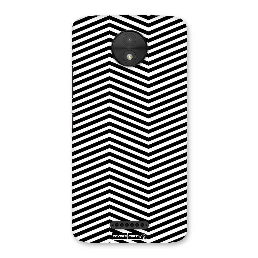 Classy Zig Zag Back Case for Moto C