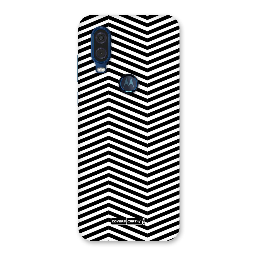 Classy Zig Zag Back Case for Motorola One Vision