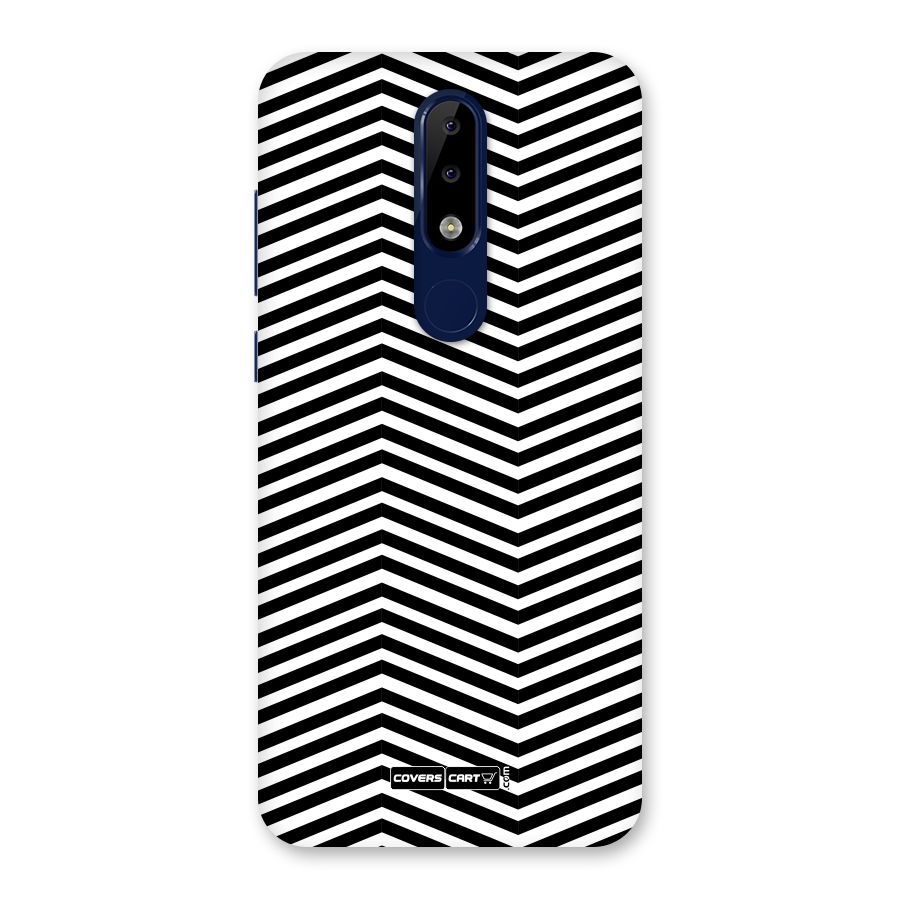 Classy Zig Zag Back Case for Nokia 5.1 Plus