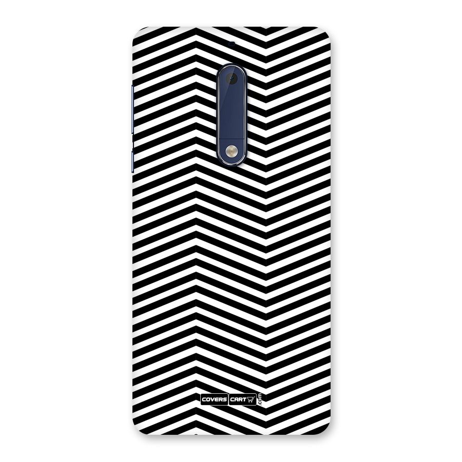 Classy Zig Zag Back Case for Nokia 5