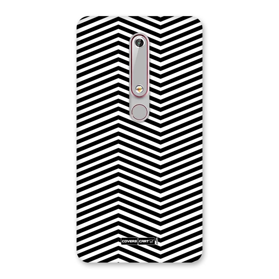 Classy Zig Zag Back Case for Nokia 6.1