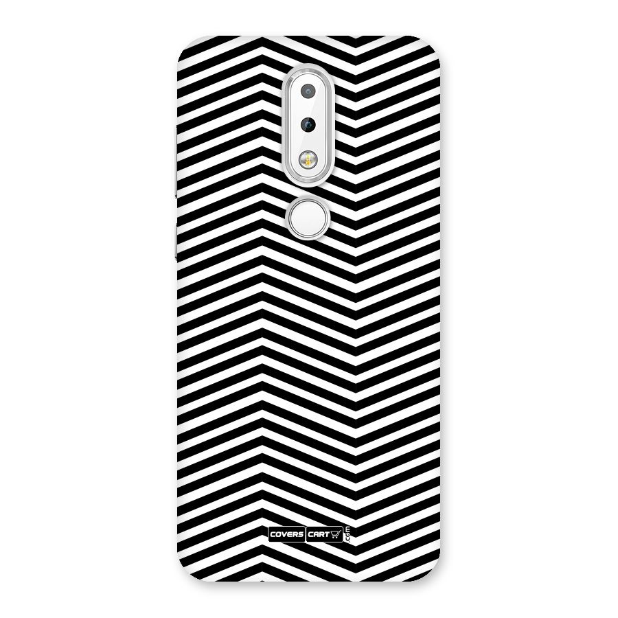 Classy Zig Zag Back Case for Nokia 6.1 Plus
