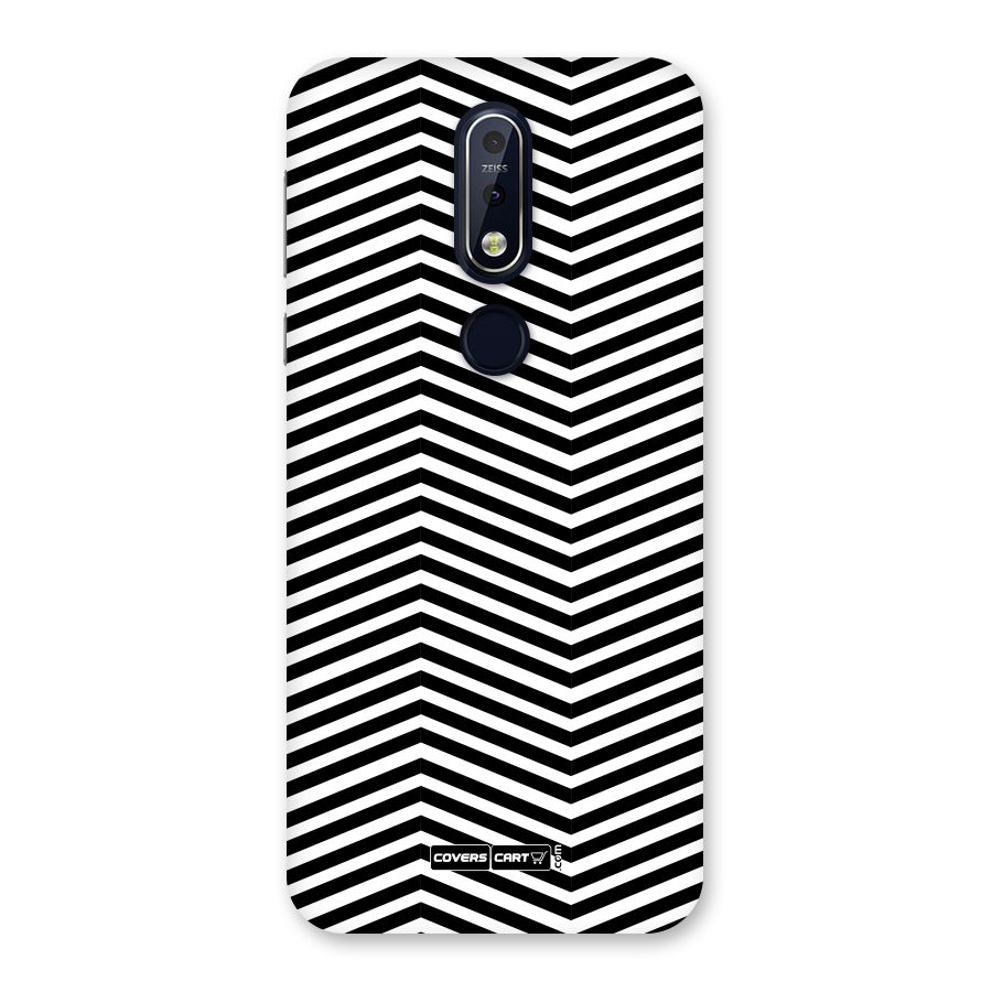 Classy Zig Zag Back Case for Nokia 7.1